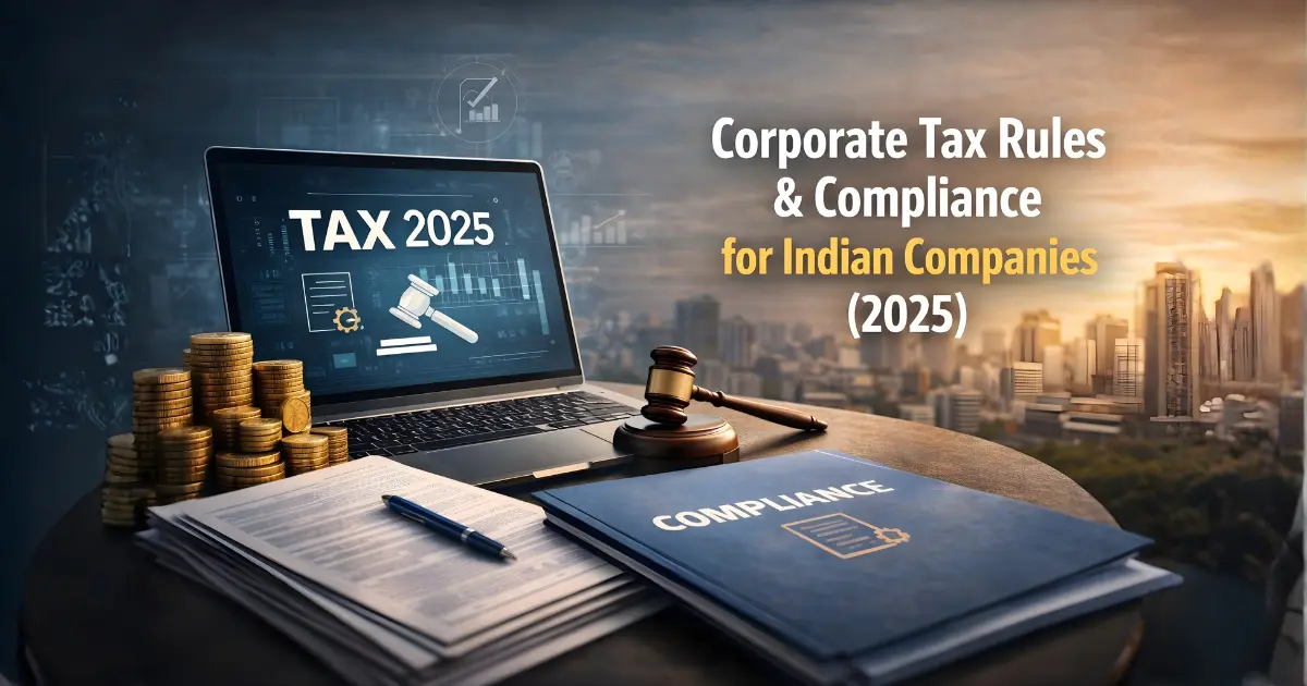 Corporate Tax Rules & Compliance for Indian Companies (2025)