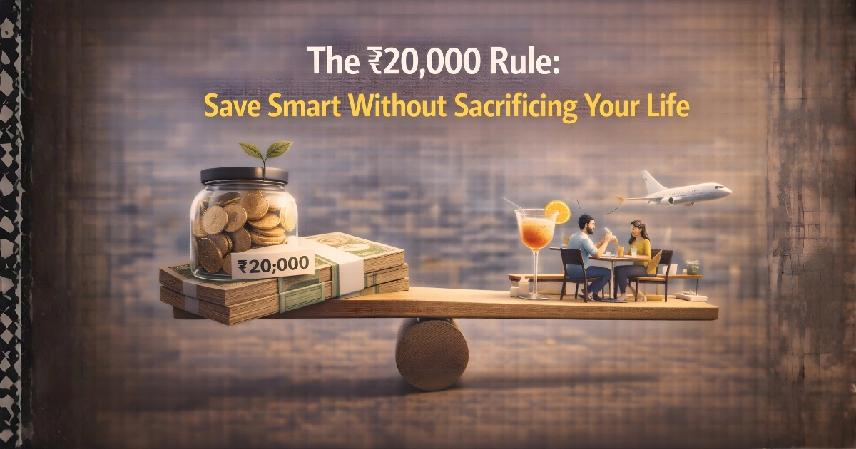 The ₹20,000 Rule: Save Smart Without Sacrificing Your Life