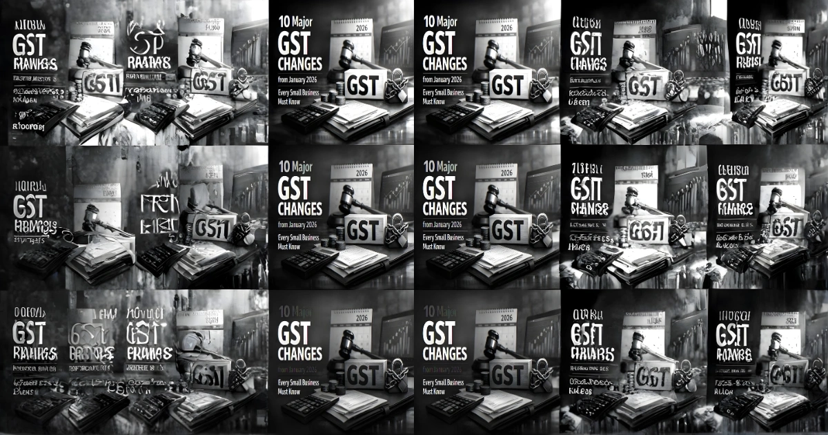 10 Major GST Changes from January 2026 Small Business Know