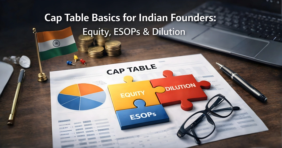 Cap Table Basics for Indian Founders: Equity, ESOPs & Dilution
