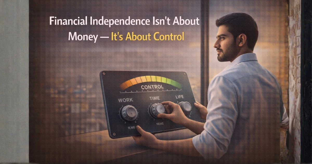Financial Independence Isn’t About Money — It’s About Control