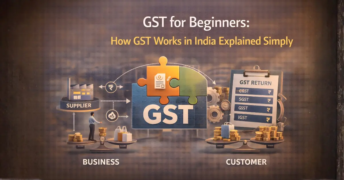 GST for Beginners: How GST Works in India Explained Simply