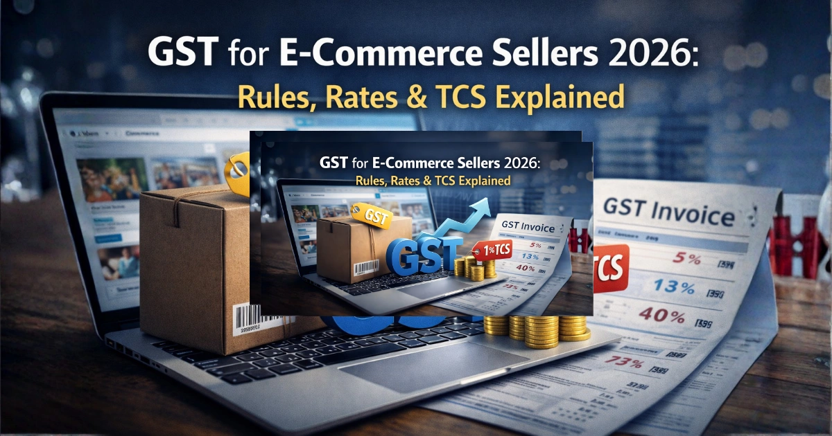 GST for E-Commerce Sellers 2026: Rules, Rates & TCS Explained