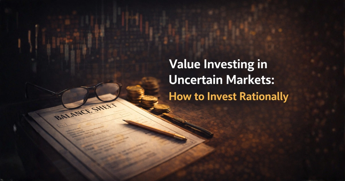 Value investing on buying undervalued stocks for long-term gains