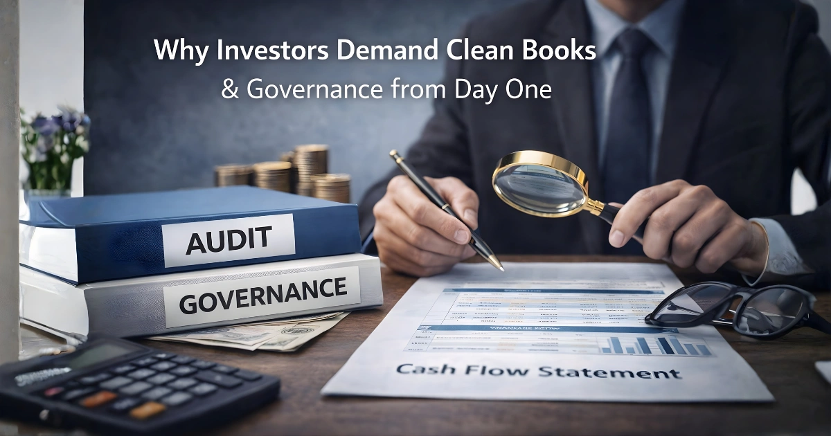 Why Investors Demand Clean Books & Governance from Day One