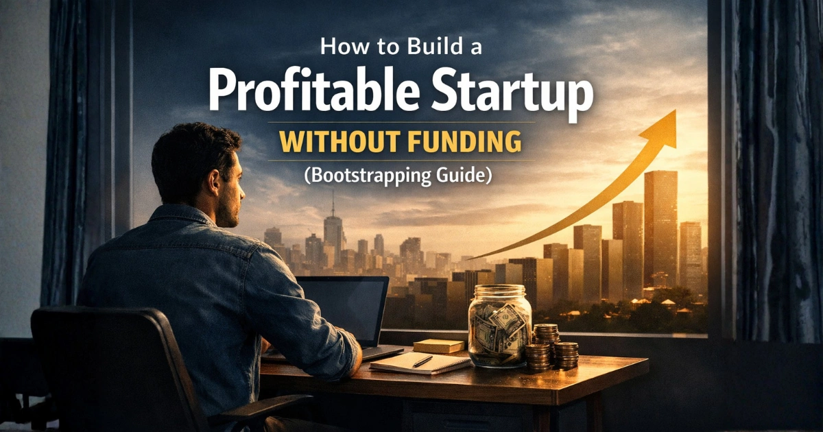 How to Build a Profitable Startup Without Funding (Bootstrapping Guide)