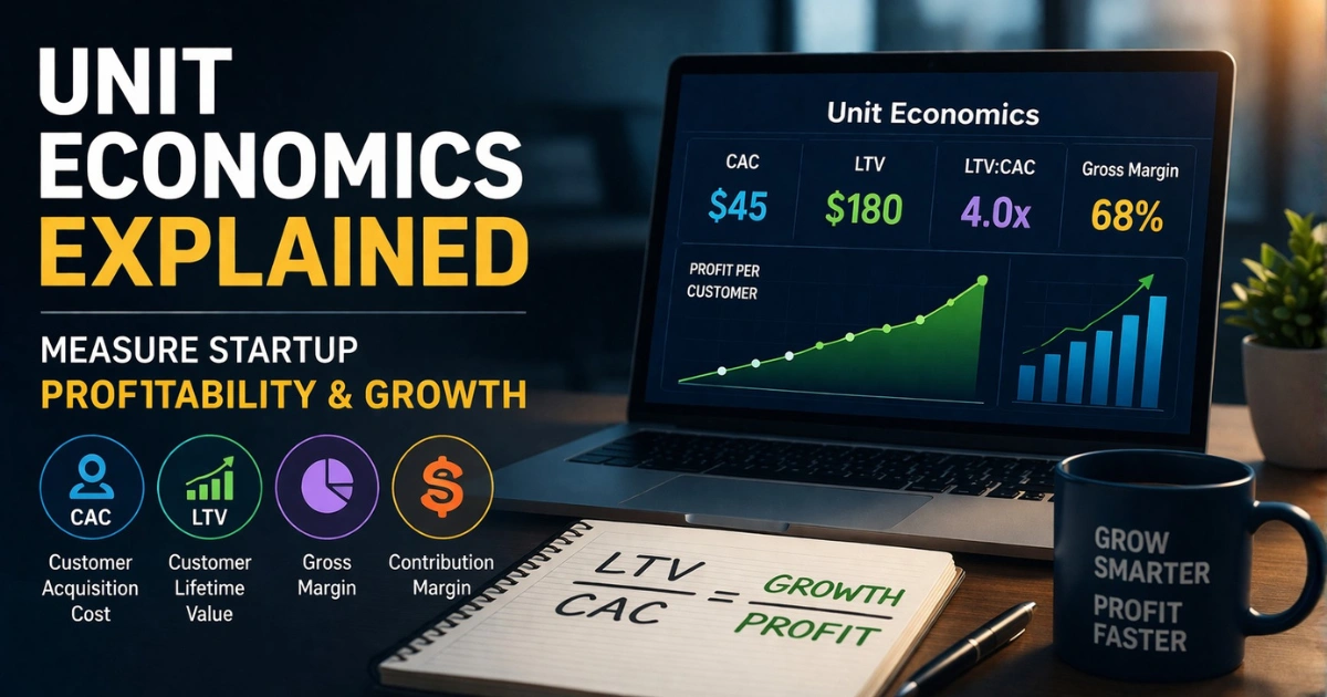 Unit Economics Explained: Measure Startup Profitability & Growth