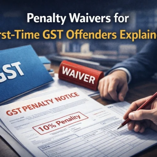 Penalty Waivers for First-Time GST Offenders Explained